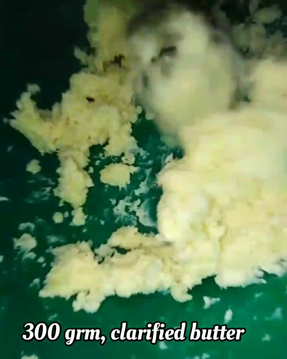 A picture of step 4 of Besan Naan Khatai.