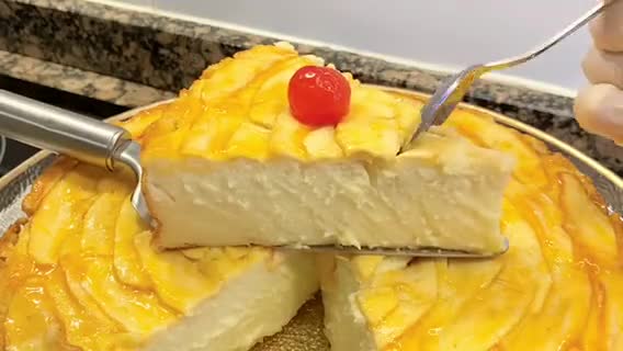 Foto del paso 13 de la receta: Tarta de queso rellena con manzanas