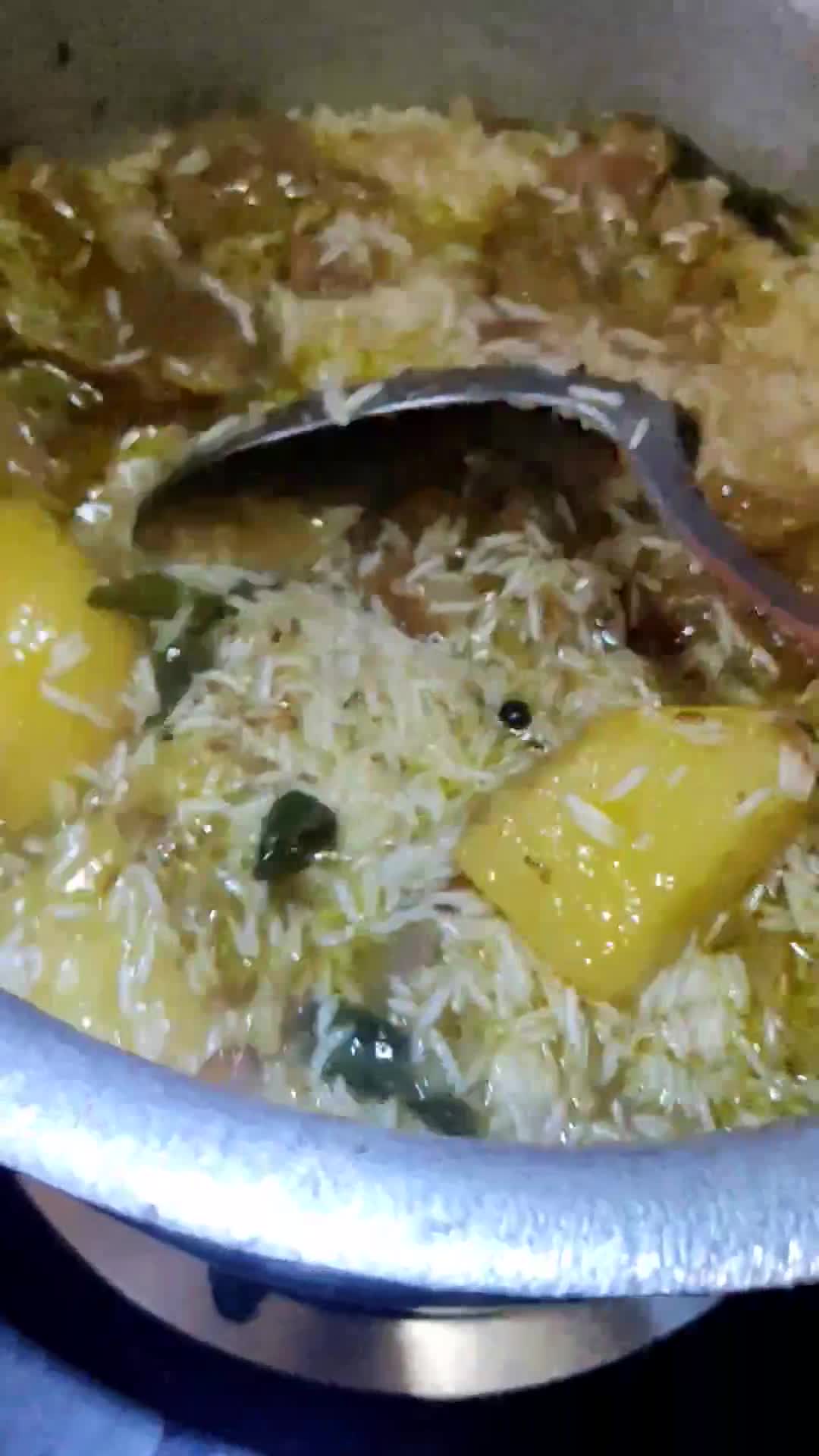 A picture of step 9 of Mutton Yakhni Pulao.