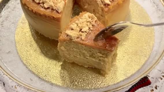 Foto del paso 12 de la receta: Tarta de queso cremosa con turrón de jijona