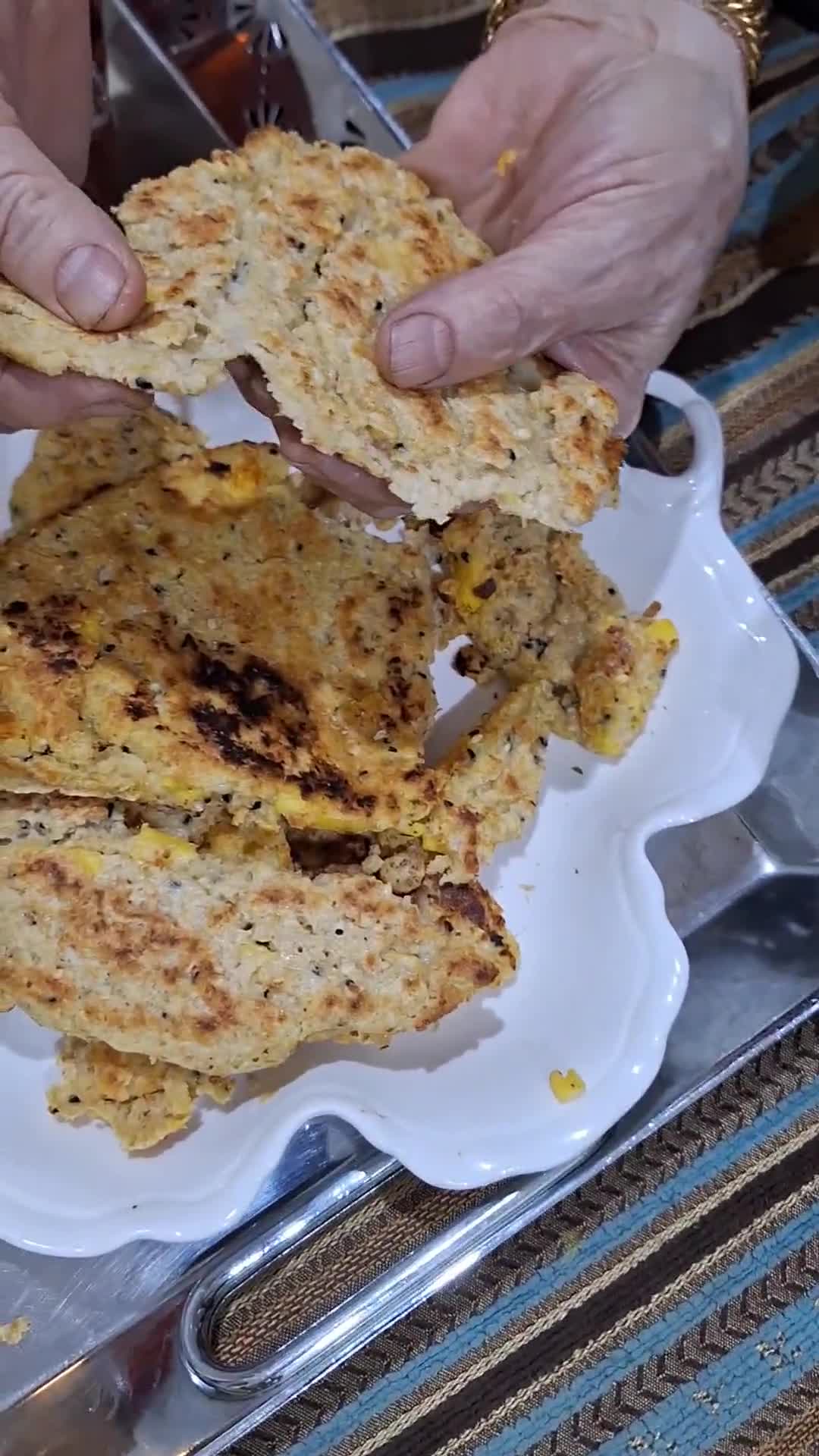 صورة لخطوة 2 من وصفة فطيرة جبنة بالشوفان