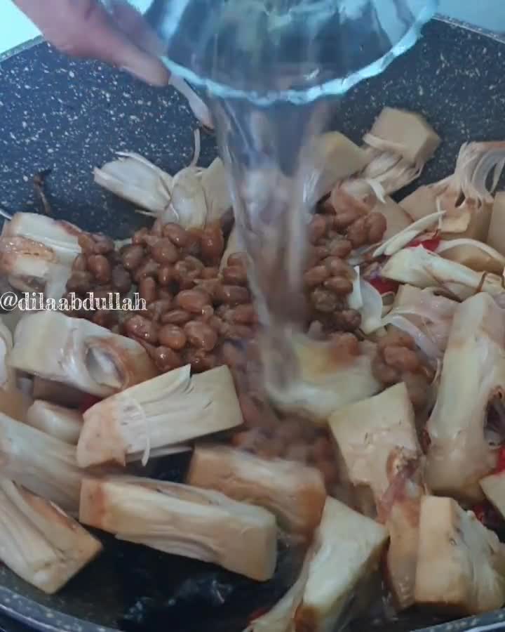 Foto langkah ke 3 dari resep Tauco Nangka Muda.