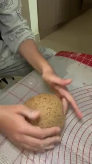 A picture of step 5 of Deidre’s Keto Bread recipe (with gluten).