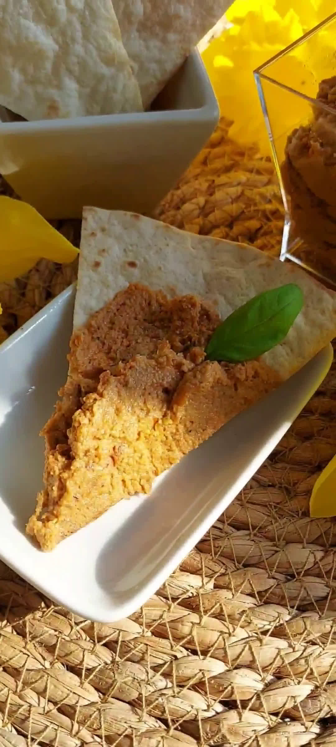 Une image de l'étape 3 de Pesto de tomates séchées et ricotta.