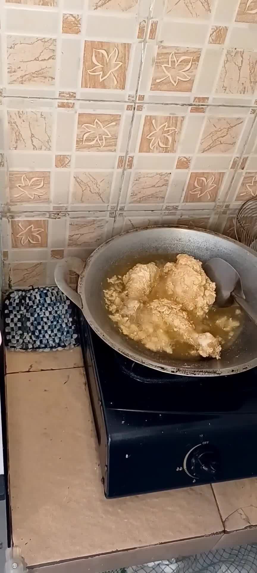 Foto langkah ke 7 dari resep Ayam Crispy Bumbu Instant.