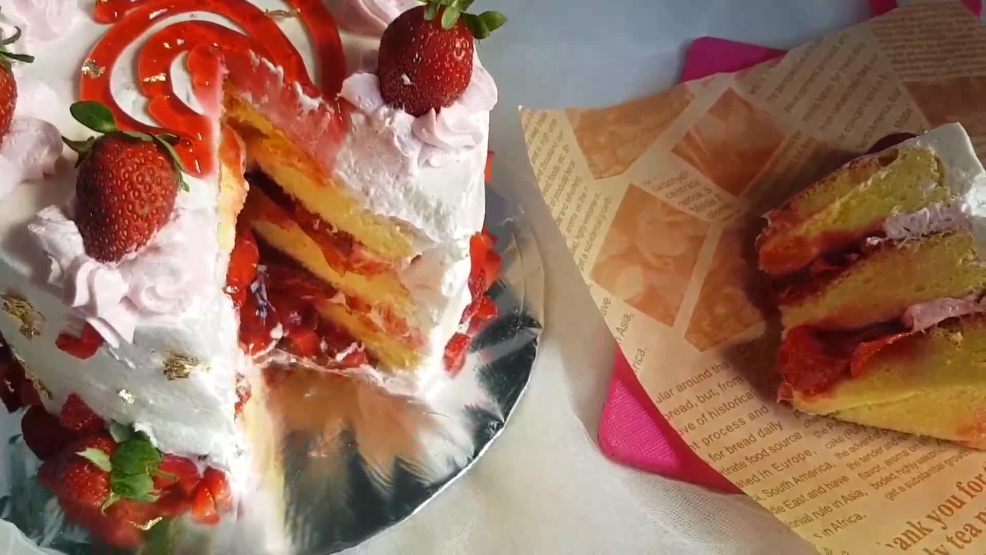 Foto langkah ke 9 dari resep Strawberry shortcake.