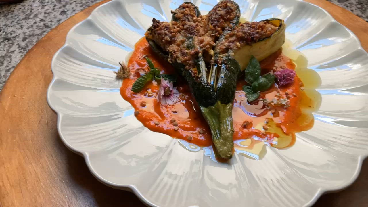 Une image de l'étape 9 de 🥒Courgette dans sa robe d’été 🌶️🌿.