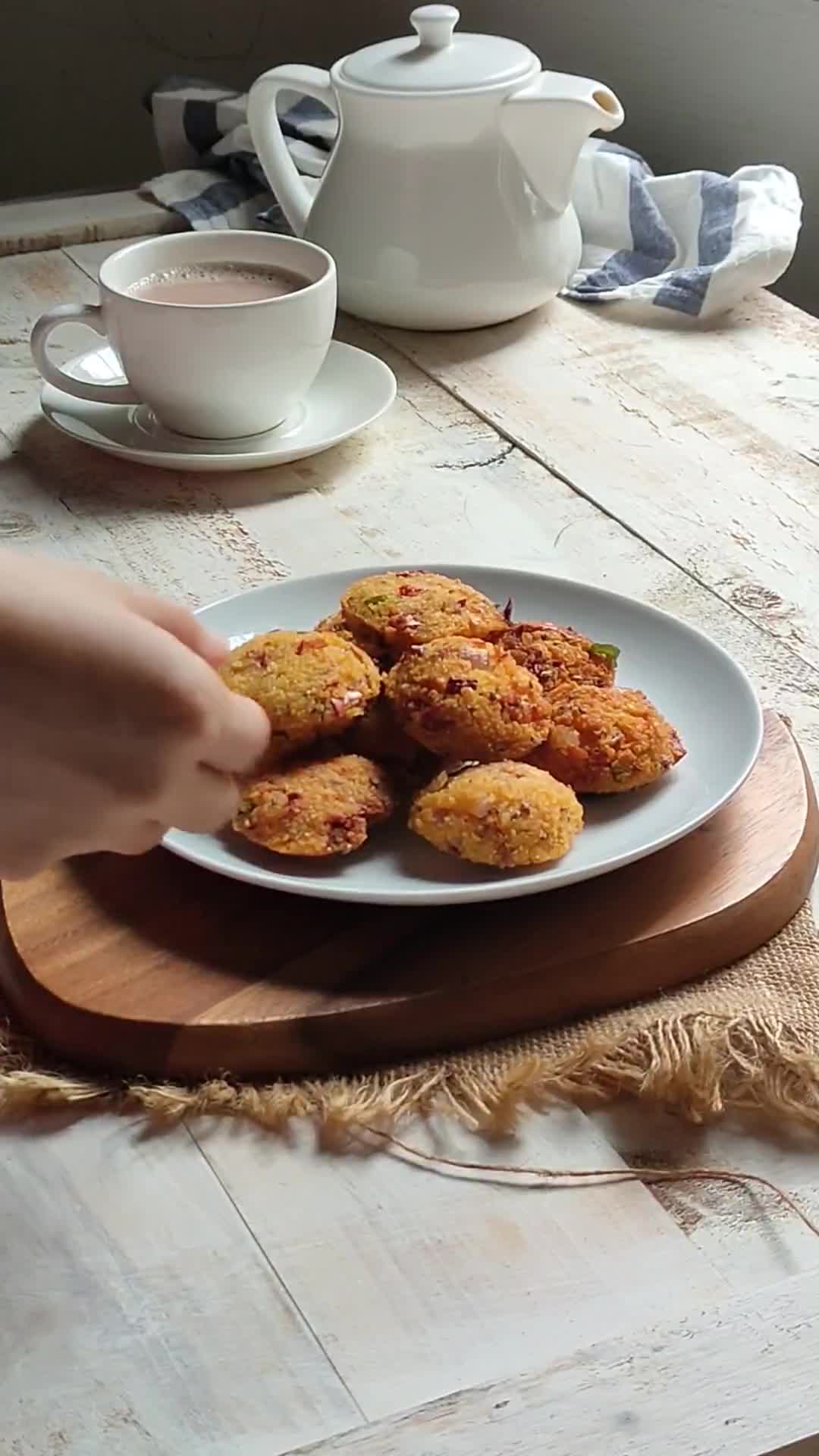 Gambar langkah 6 resipi Paruppu Vadai.