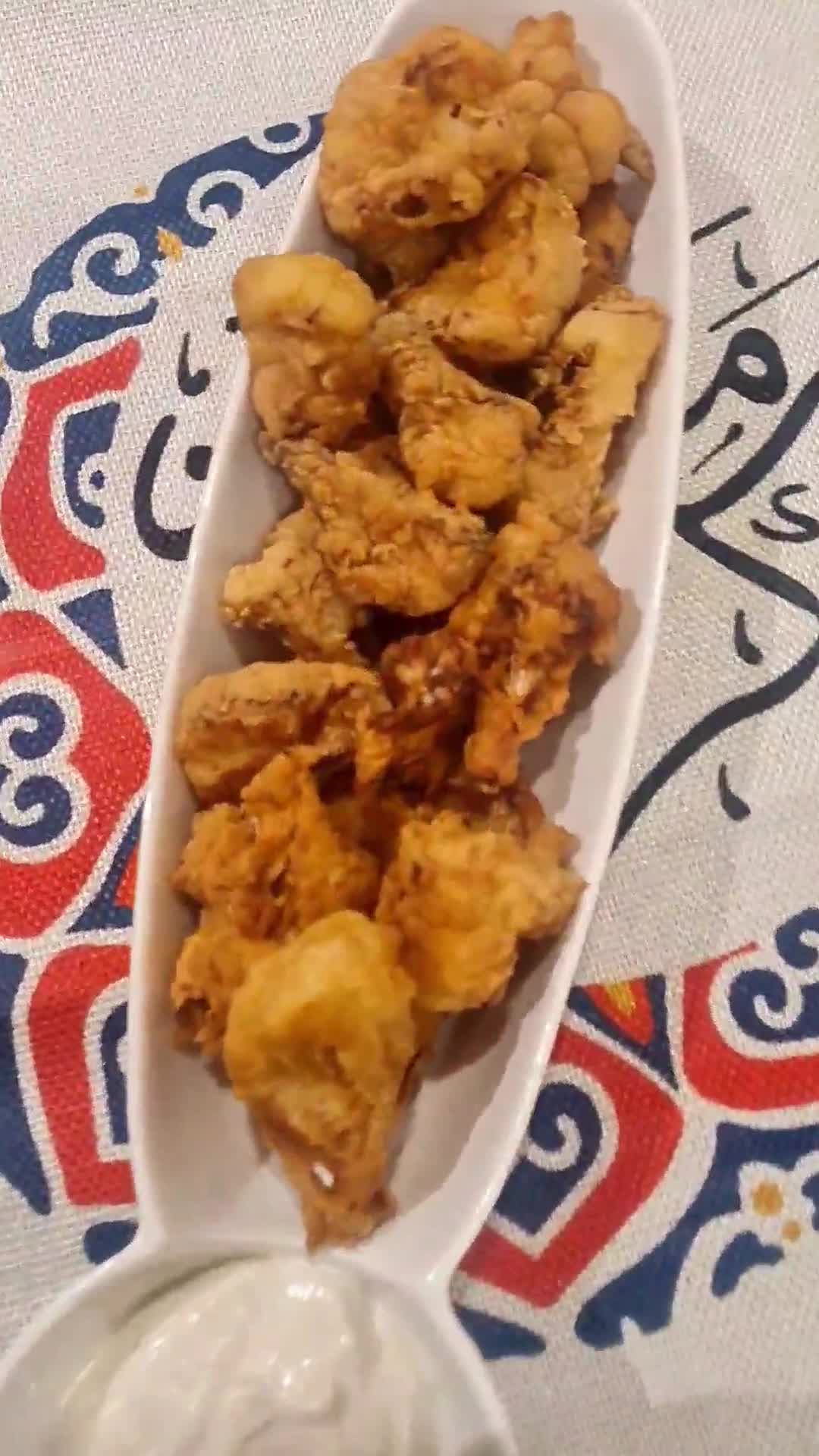 صورة لخطوة 2 من وصفة زهرة مقلية