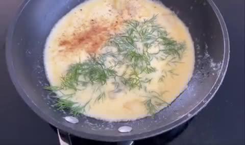 A picture of step 3 of Truffle Cream & Dill Salmon with Mashed Mix.