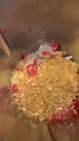 Gambar langkah 4 resipi Mee Jawa Daging & Udang.