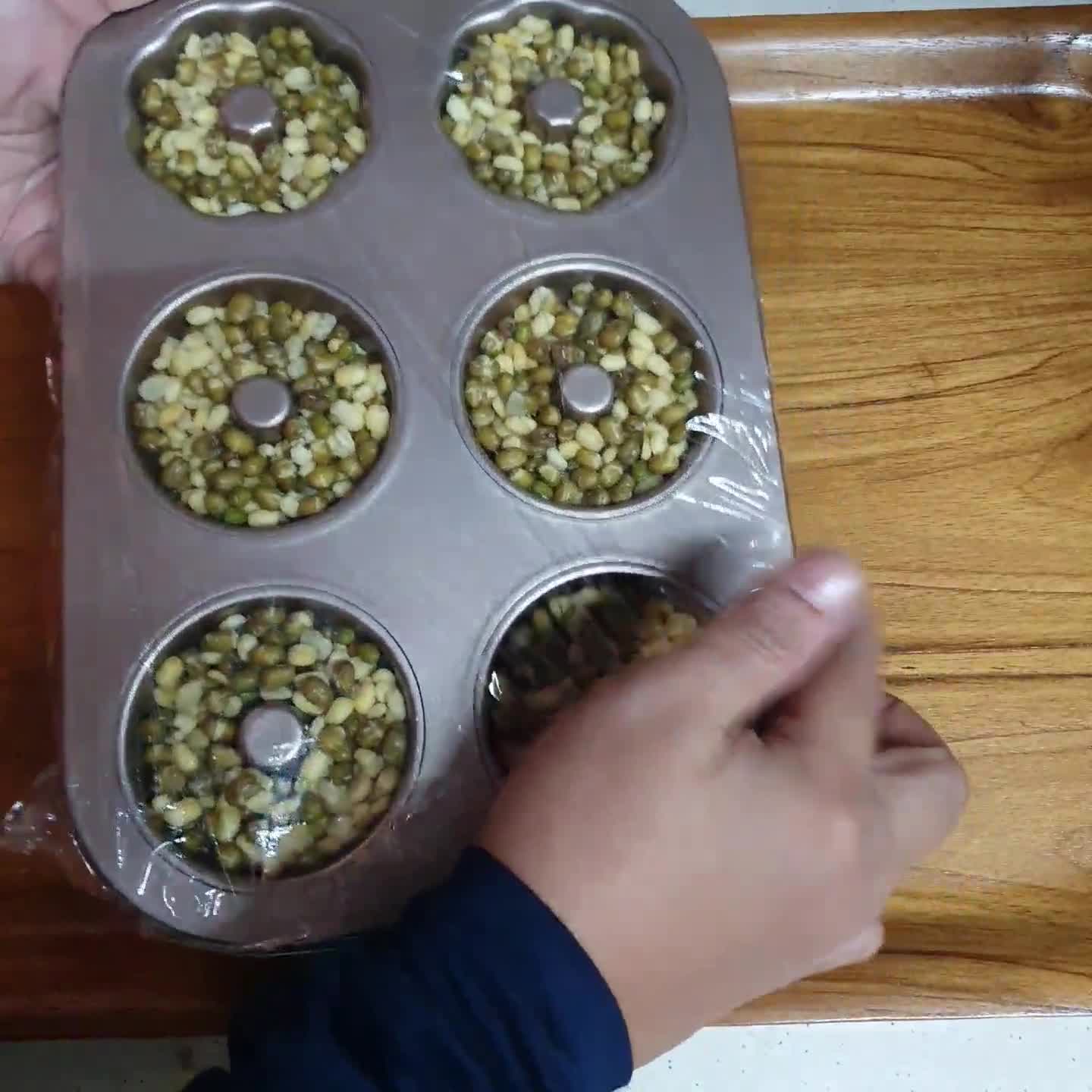 Foto langkah ke 8 dari resep 467. Tempe Kacang Hijau Homemade.