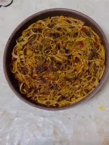 صورة لخطوة 6 من وصفة معكرونه باللحمه المفرومه