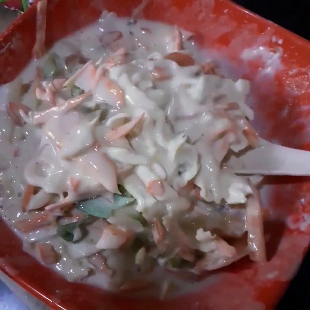 Foto langkah ke 2 dari resep Bakwan Sayur Sosis.