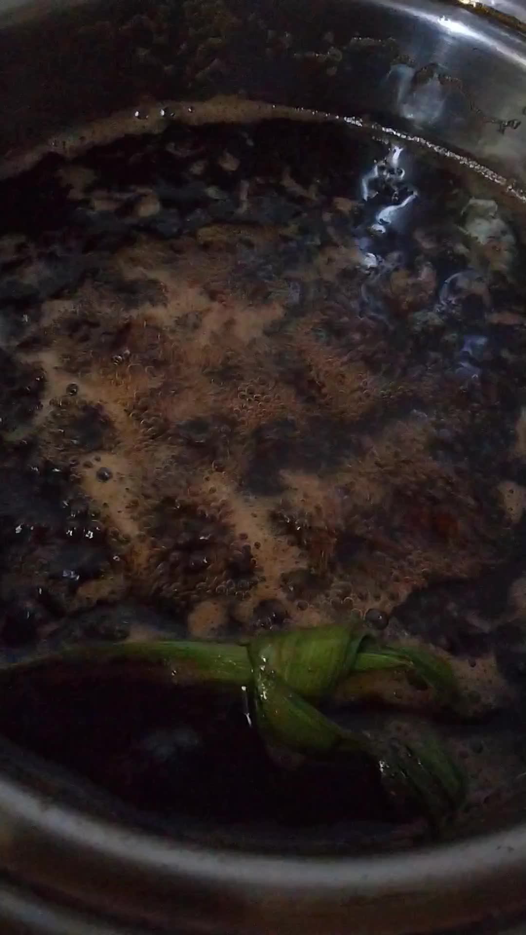 Gambar langkah 3 resipi Kuih lopes pandan.