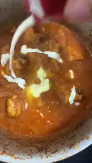 A picture of step 11 of Butter Chicken.