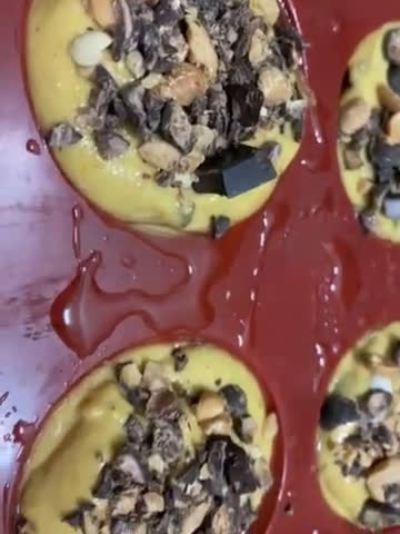 Foto del paso 2 de la receta: Magdalenas de calabaza sin azúcar 🎃 🧁