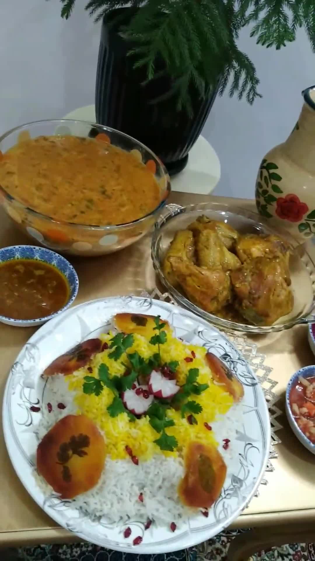 عکس مرحله 5 از دستور مرغ زعفرانی😍😋