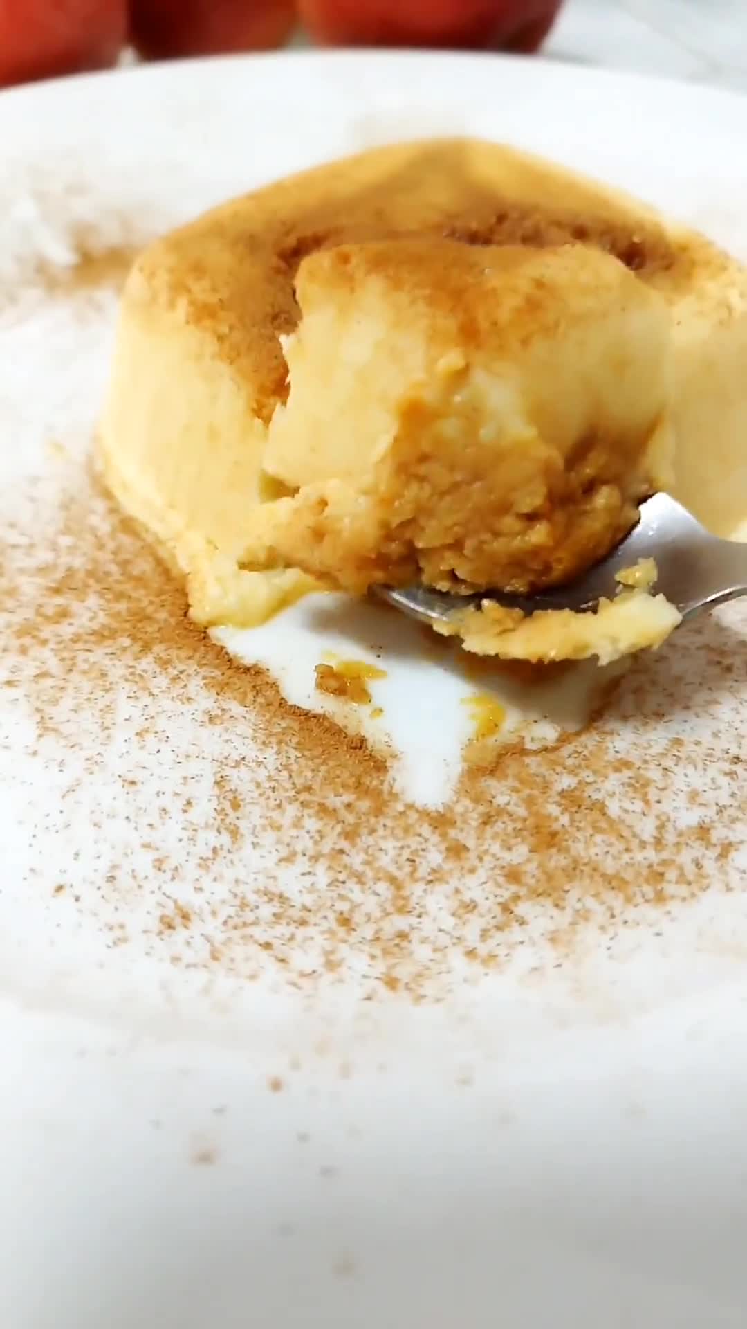 Foto del paso 5 de la receta: Flan de manzana al microondas