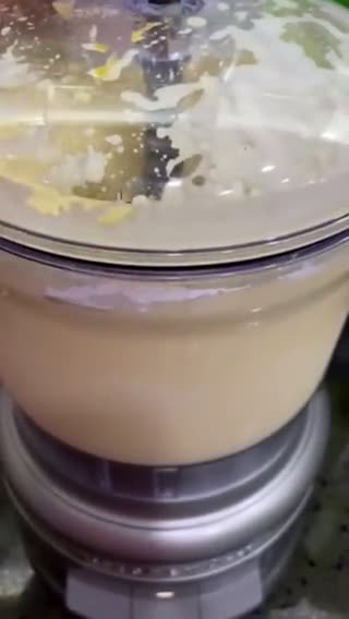 Gambar langkah 4 resipi Oreo Durian Burnt Cheesecake.