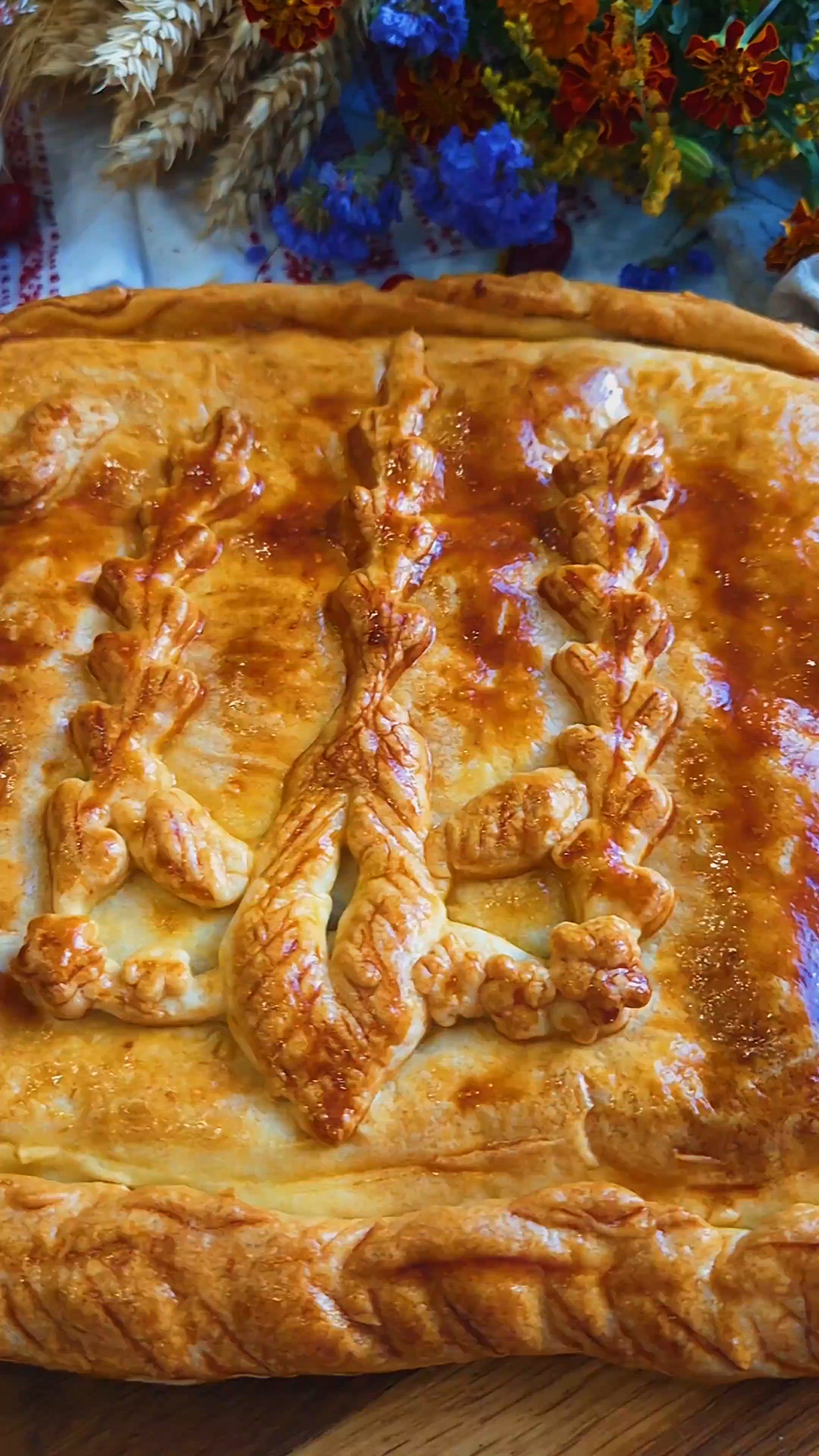 Фото кроку 1 до 🥧 Пиріг Незалежності з маком і кизиловим джемом 🇺🇦.