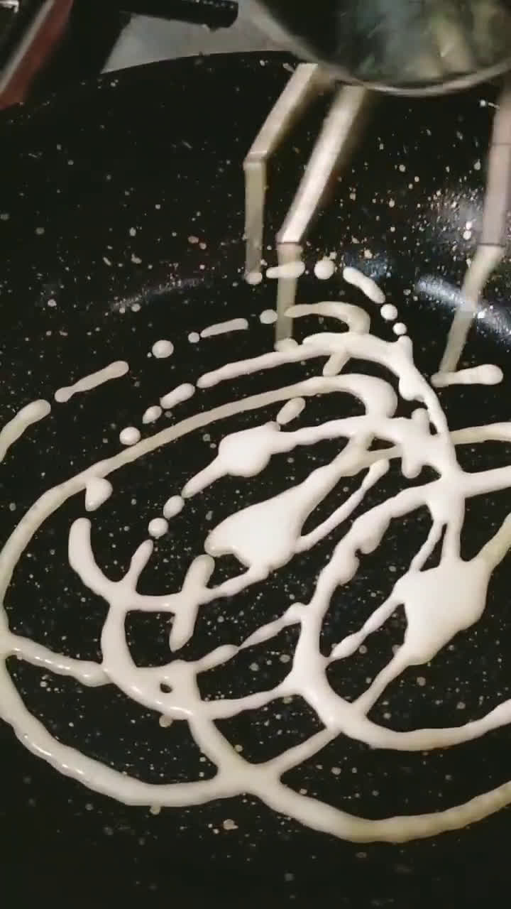 Foto langkah ke 2 dari resep Roti Jala Kare.