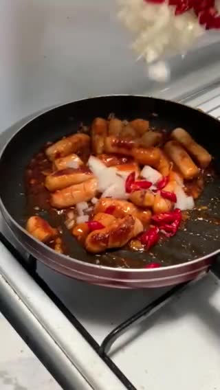 Foto langkah ke 6 dari resep Sosis saus asam manis.