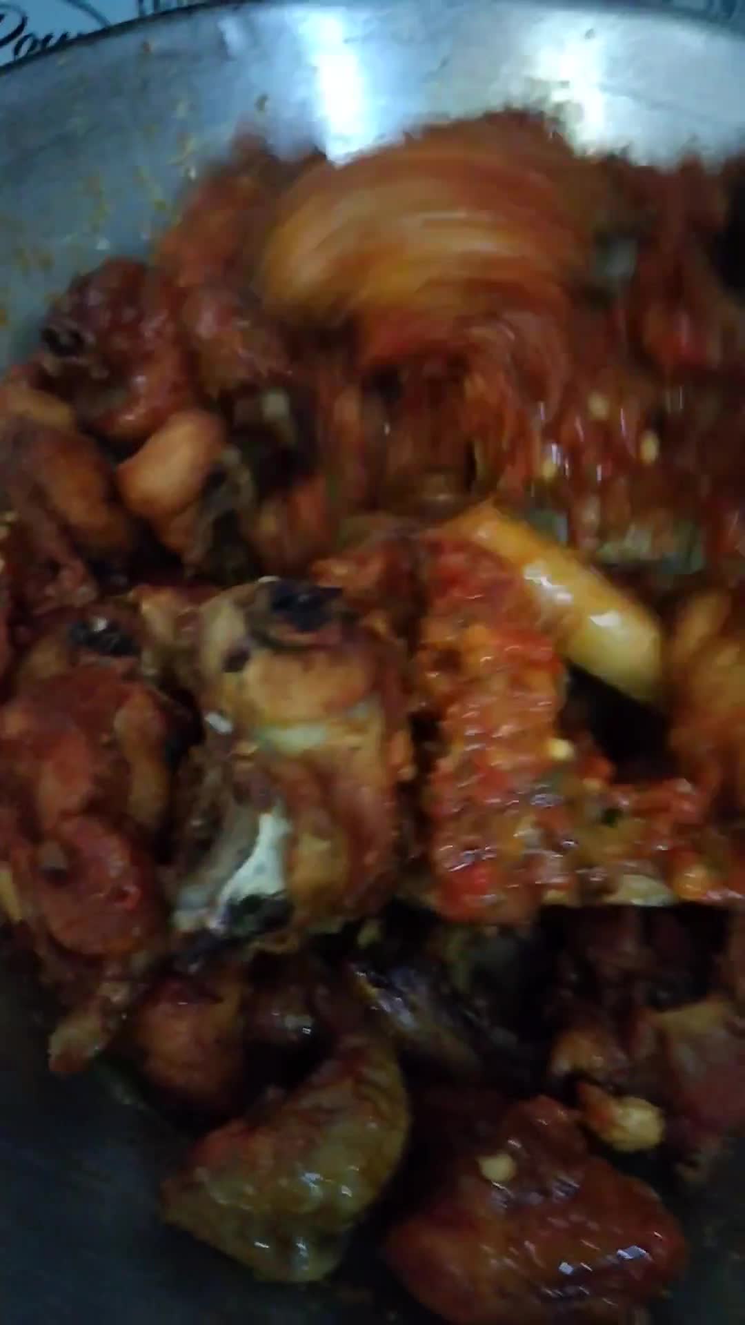 Gambar langkah 3 resipi Ayam masak ala thai.