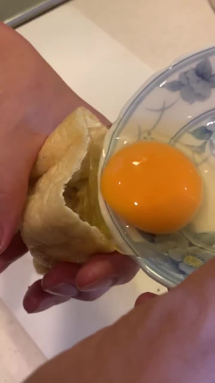 Foto langkah ke 3 dari resep Pempek Telur Jepang dengan Kulit Tahu.