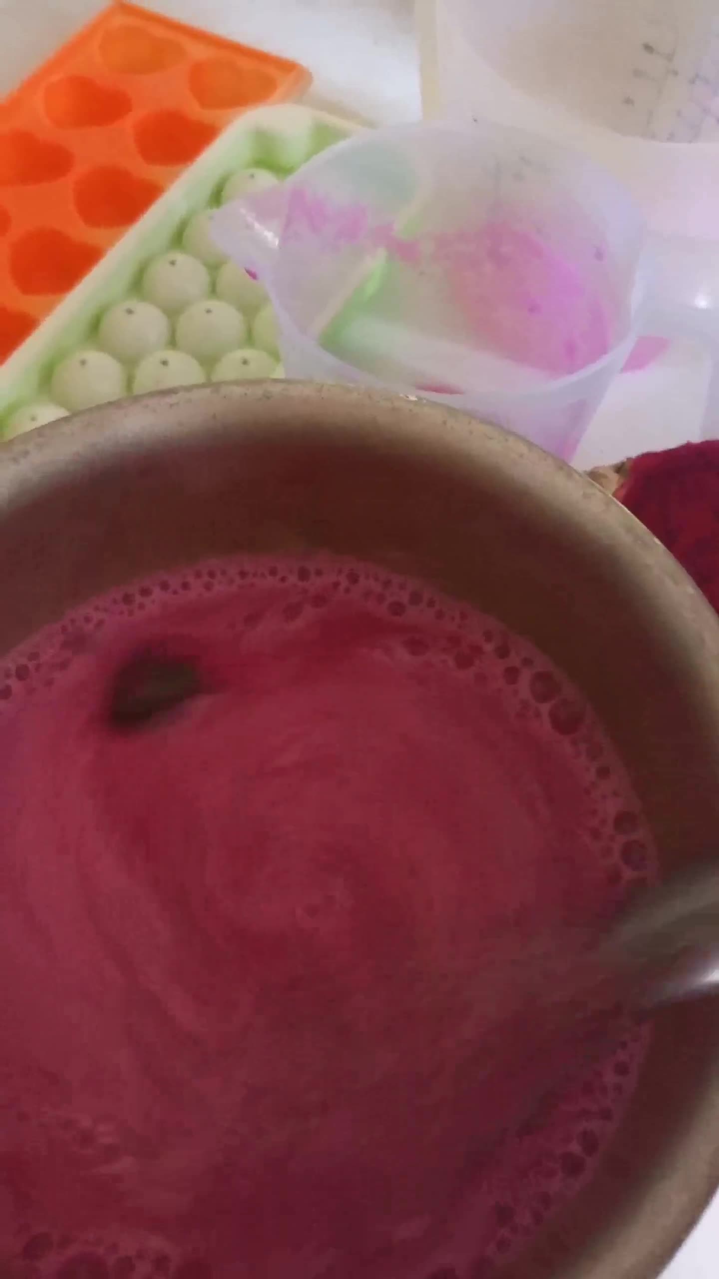 Foto langkah ke 2 dari resep Agar-Agar Lumut Buah Naga.