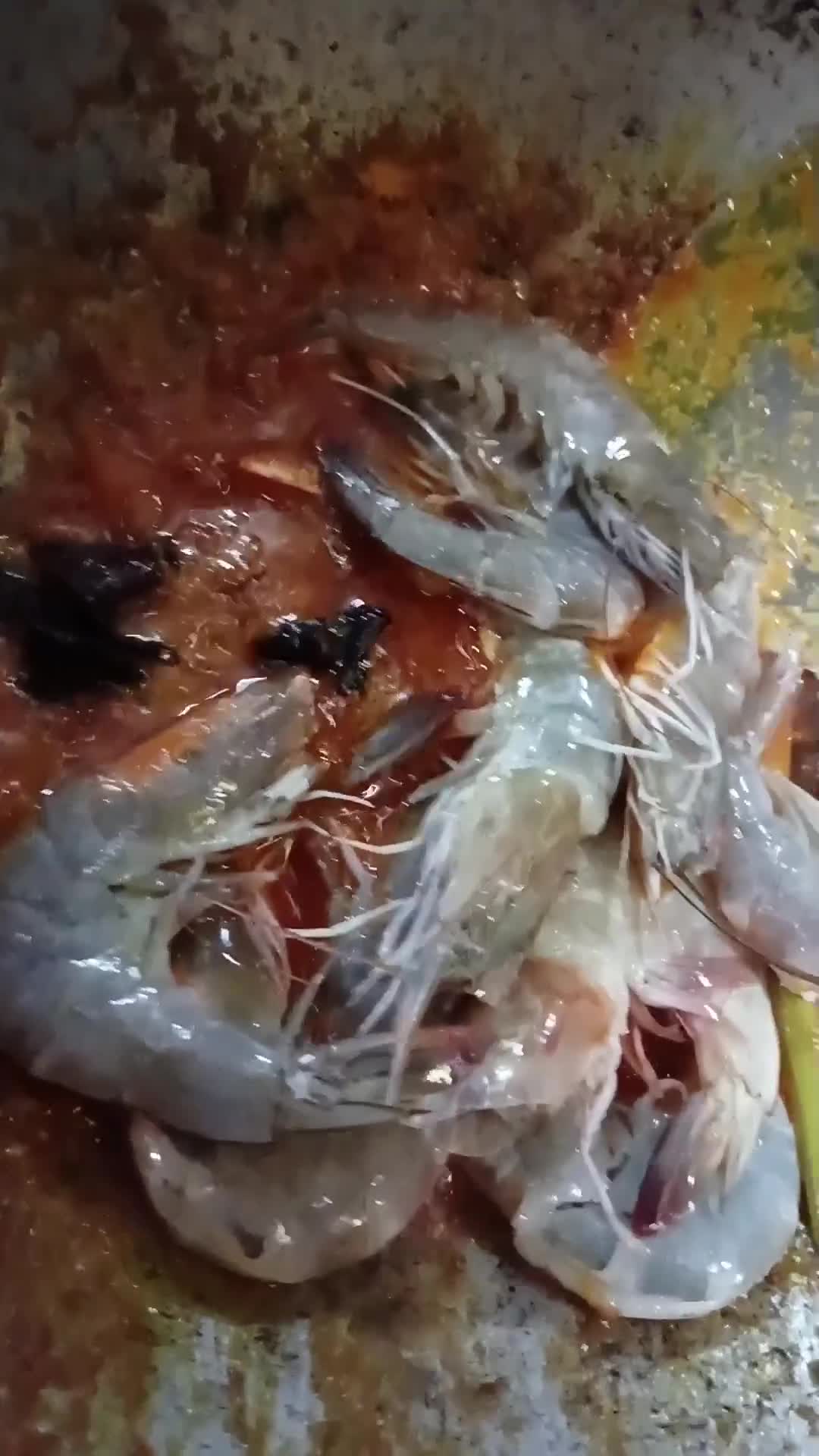 Gambar langkah 3 resipi 16:2:25 - Udang masak diraja.