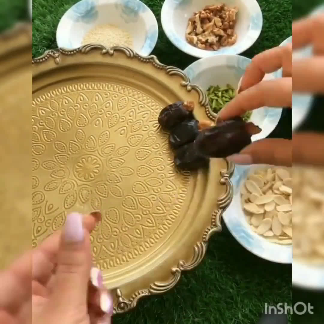 عکس مرحله 2 از دستور تزئین خرما
