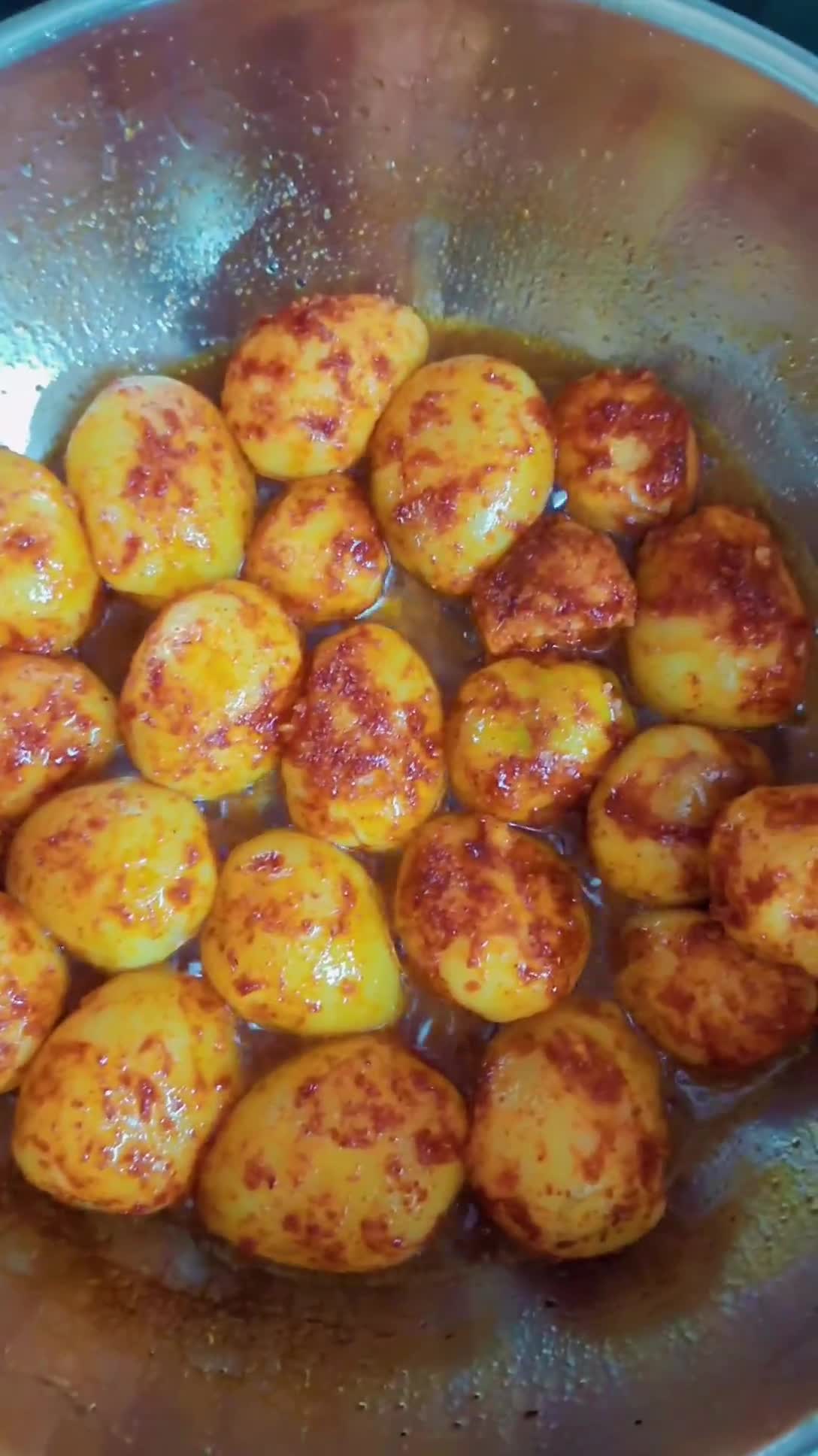 काठियावाड़ी लहसुनिया बटेका रेसिपी चरण 4 फोटो