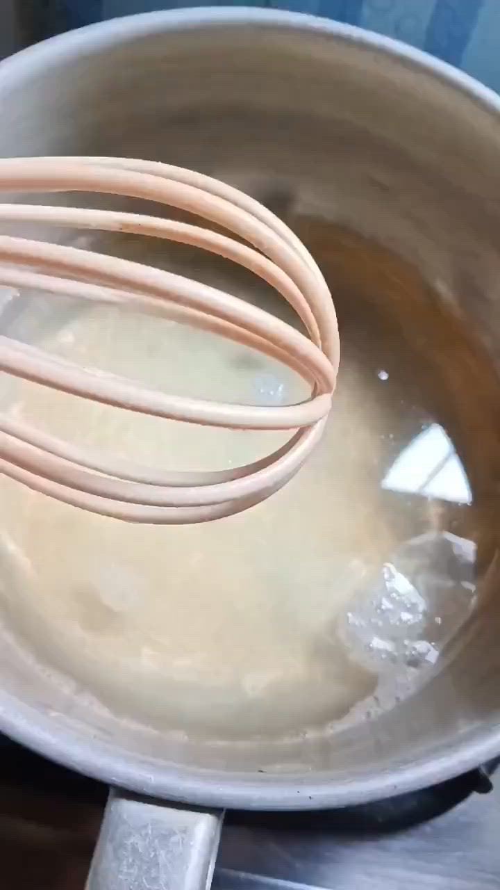 Foto langkah ke 3 dari resep Puding Roti Tawar Merah Putih🇲🇨.