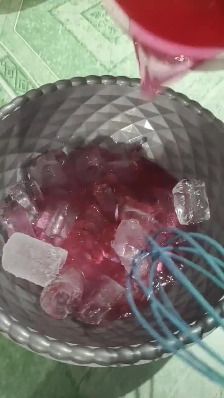 Foto langkah ke 3 dari resep Es Jelly Lumut.
