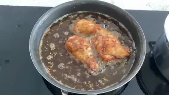 A picture of step 2 of Deep Fried Chicken With Herbs.