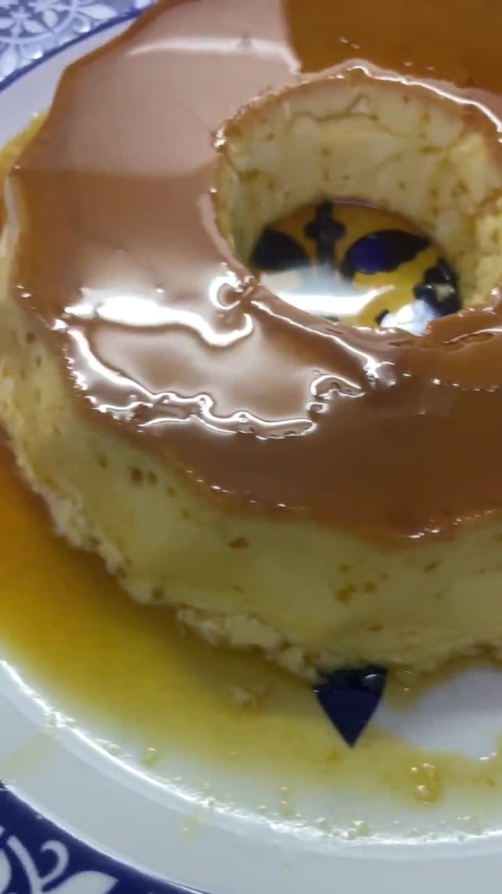 صورة لخطوة 6 من وصفة Heavy flan كريم كراميل ثقيل بالفرن