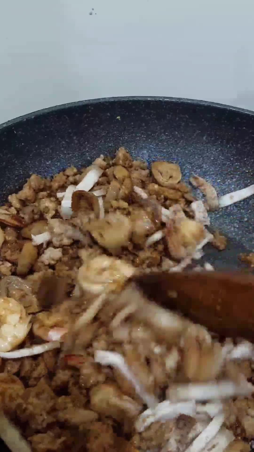 Foto langkah ke 2 dari resep Mie/ Bihun Kangkung (487).