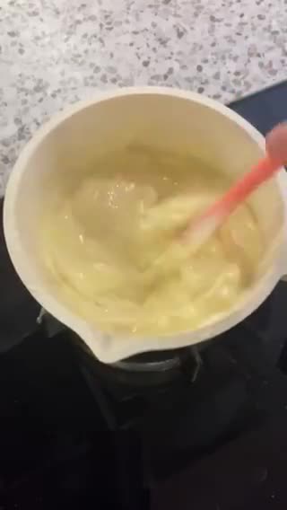 Foto langkah ke 4 dari resep Dessert Balok Susu (Gluten Free).