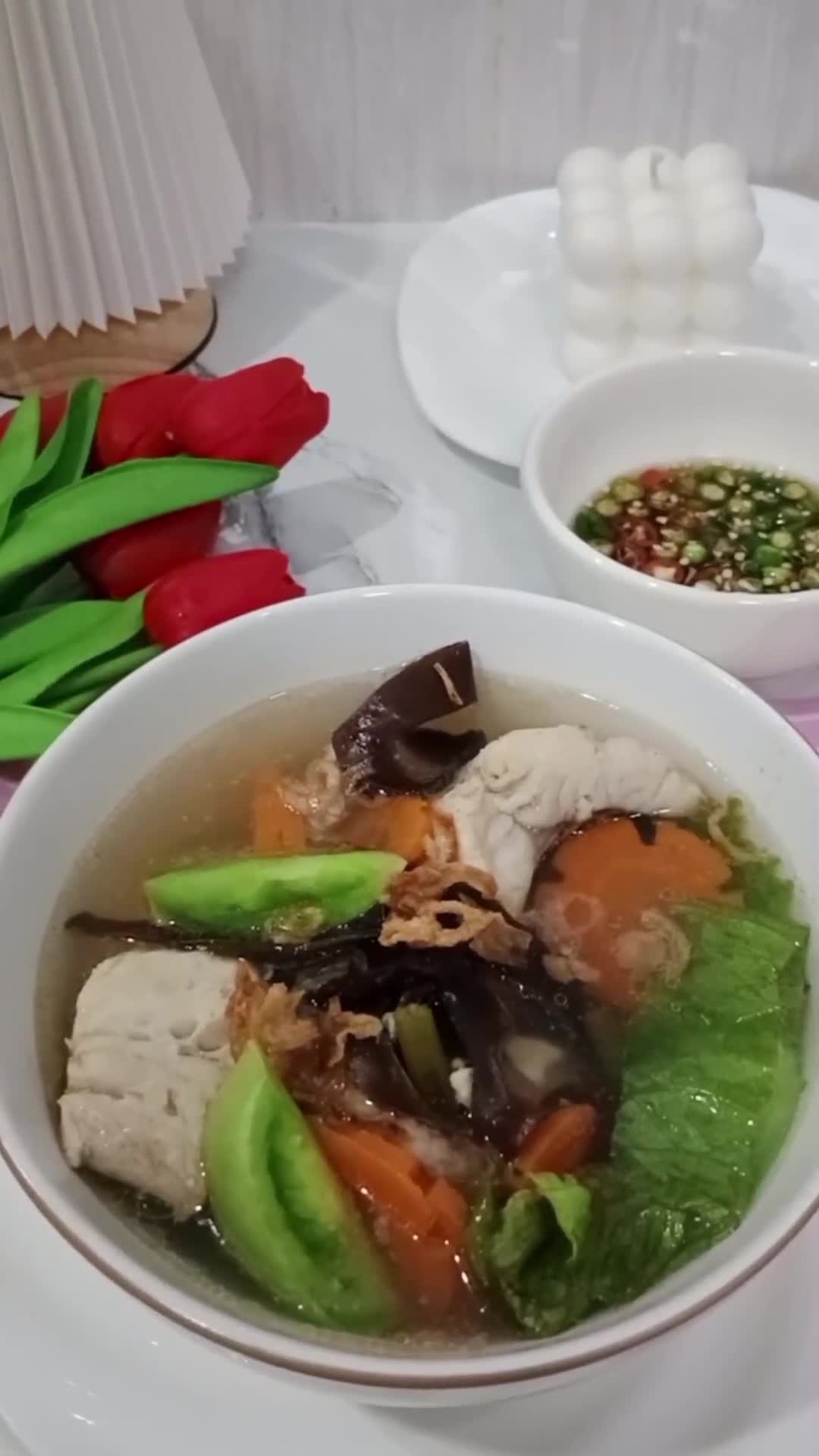 Foto langkah ke 7 dari resep Sup Jamur Kuping.