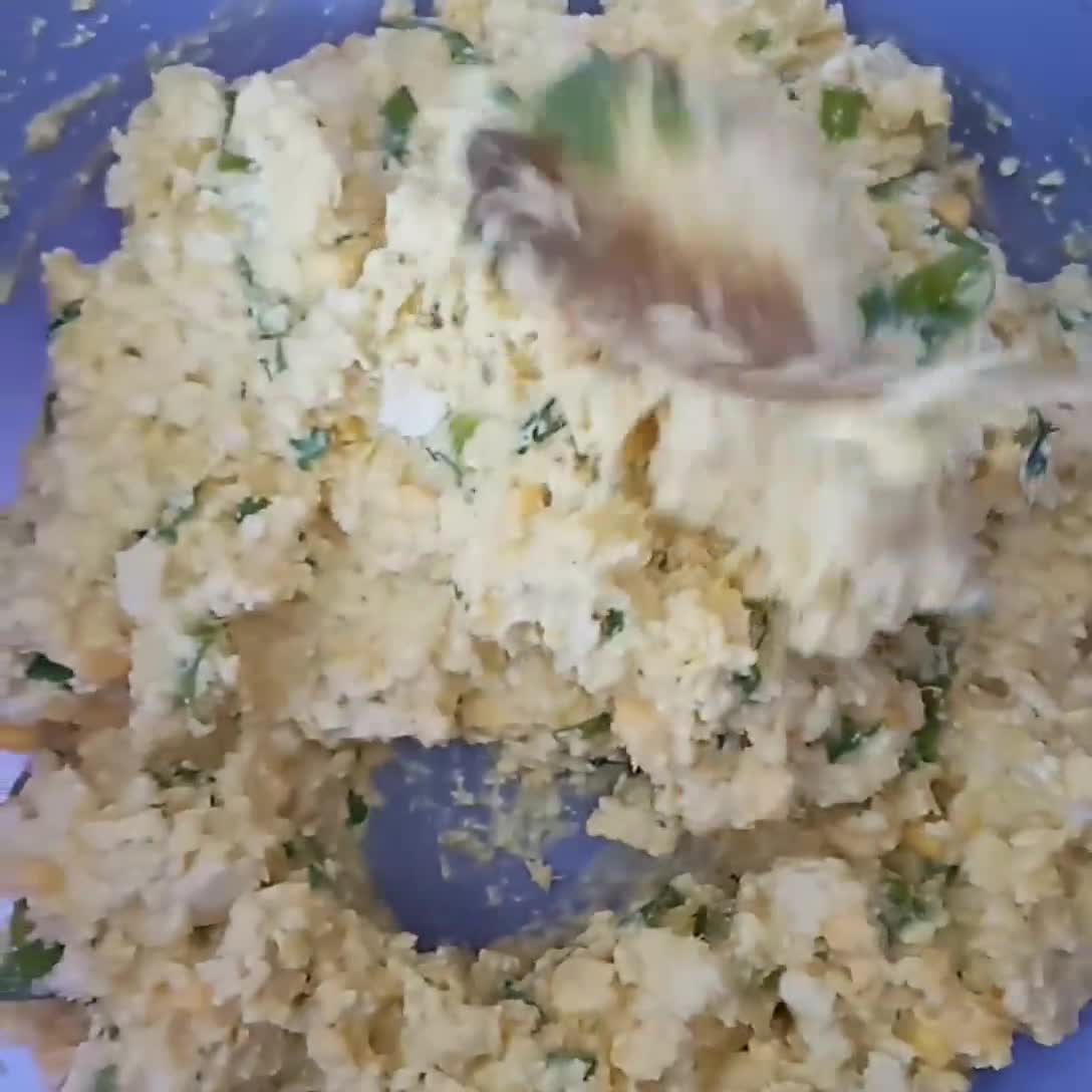 Foto langkah ke 2 dari resep Perkedel Tahu Jagung.