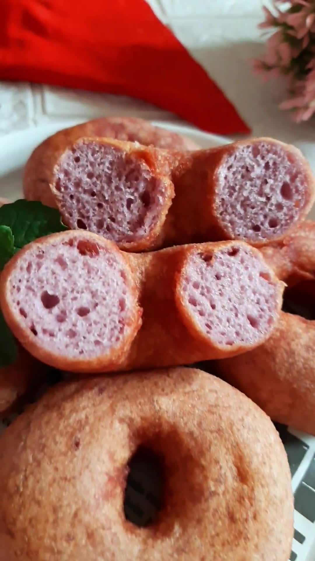 Foto langkah ke 10 dari resep Donat Ubi Gluten Free | Tanpa Telur.