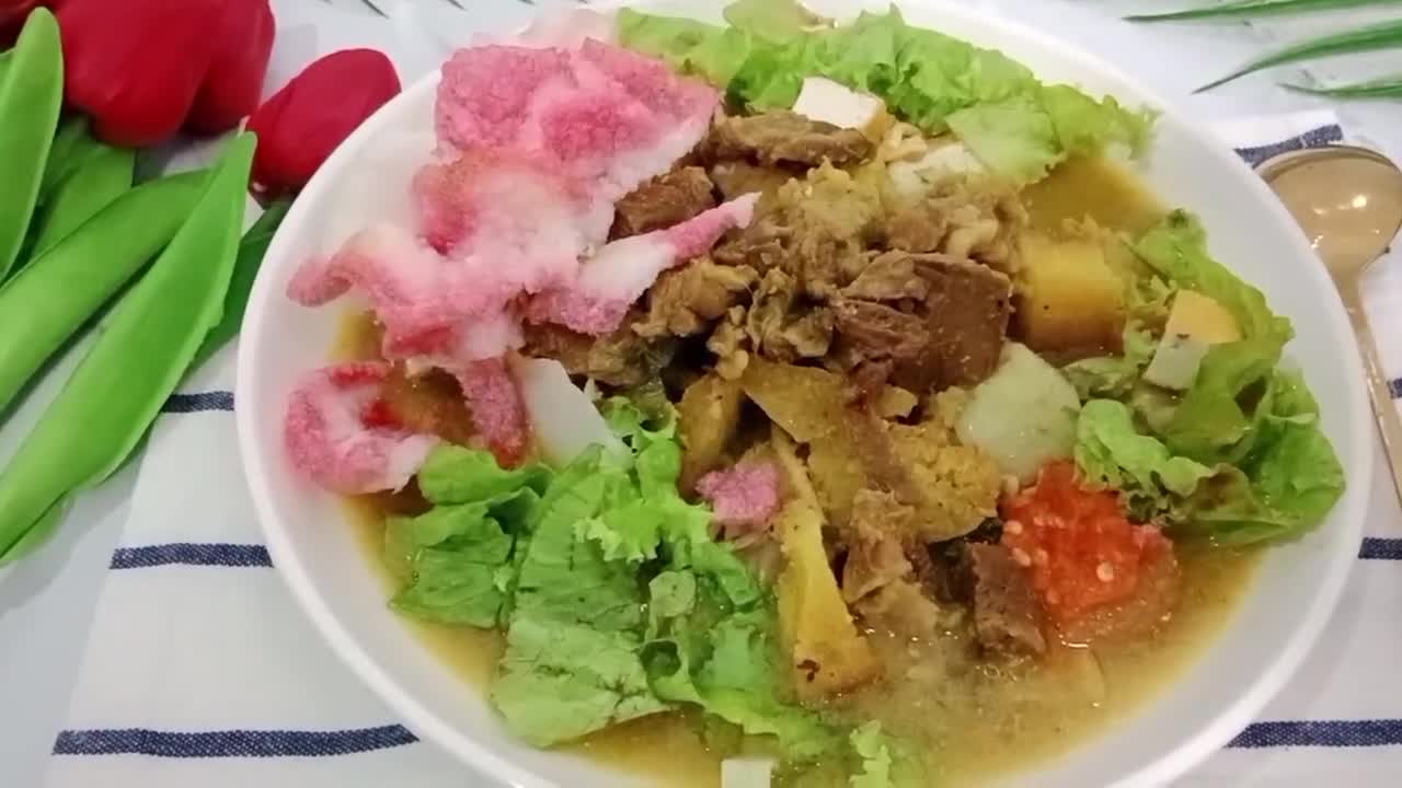 Foto langkah ke 6 dari resep Tahu Campur.