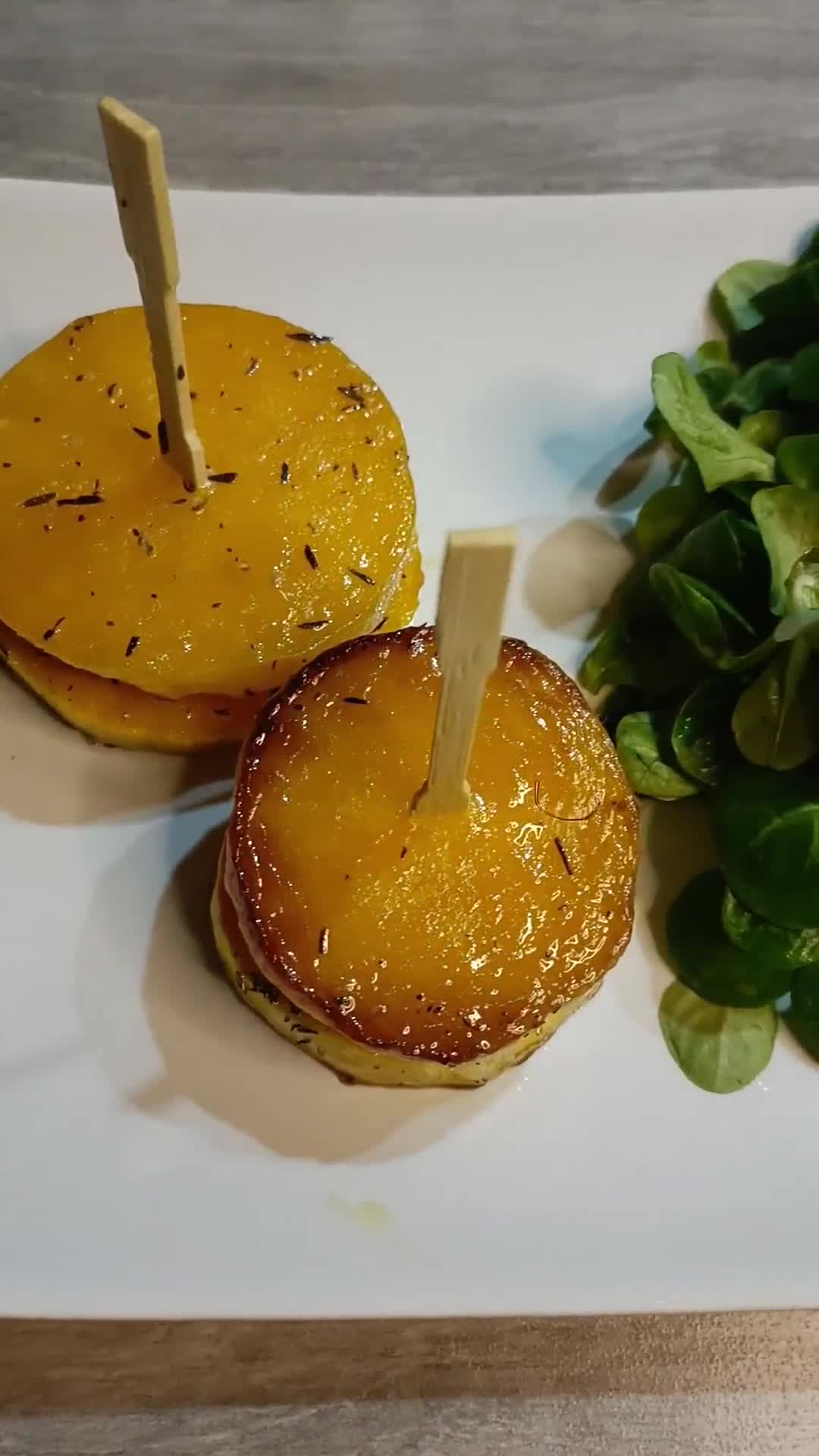 Une image de l'étape 6 de 🌱Croque chèvre miel butternut.