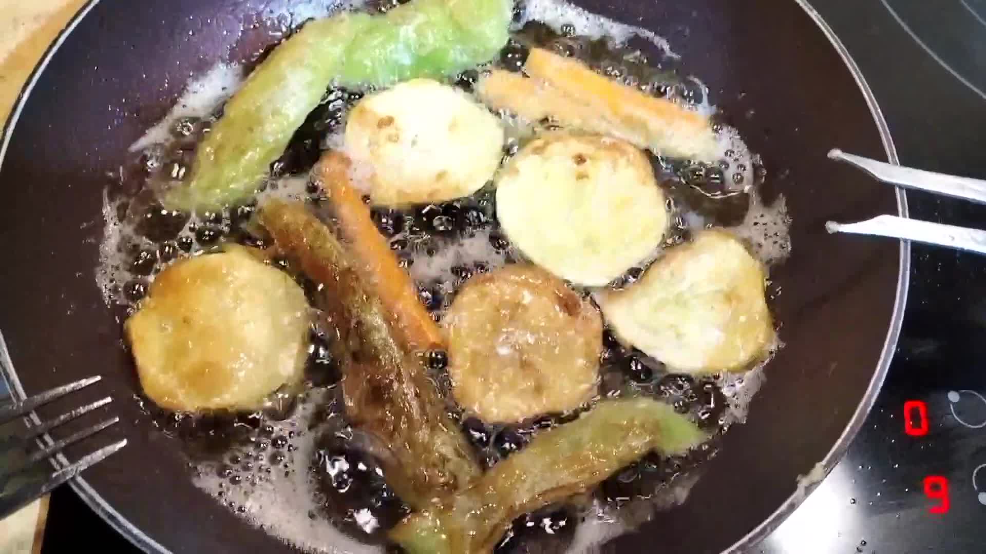 Foto del paso 4 de la receta: Verduras en tempura con miel