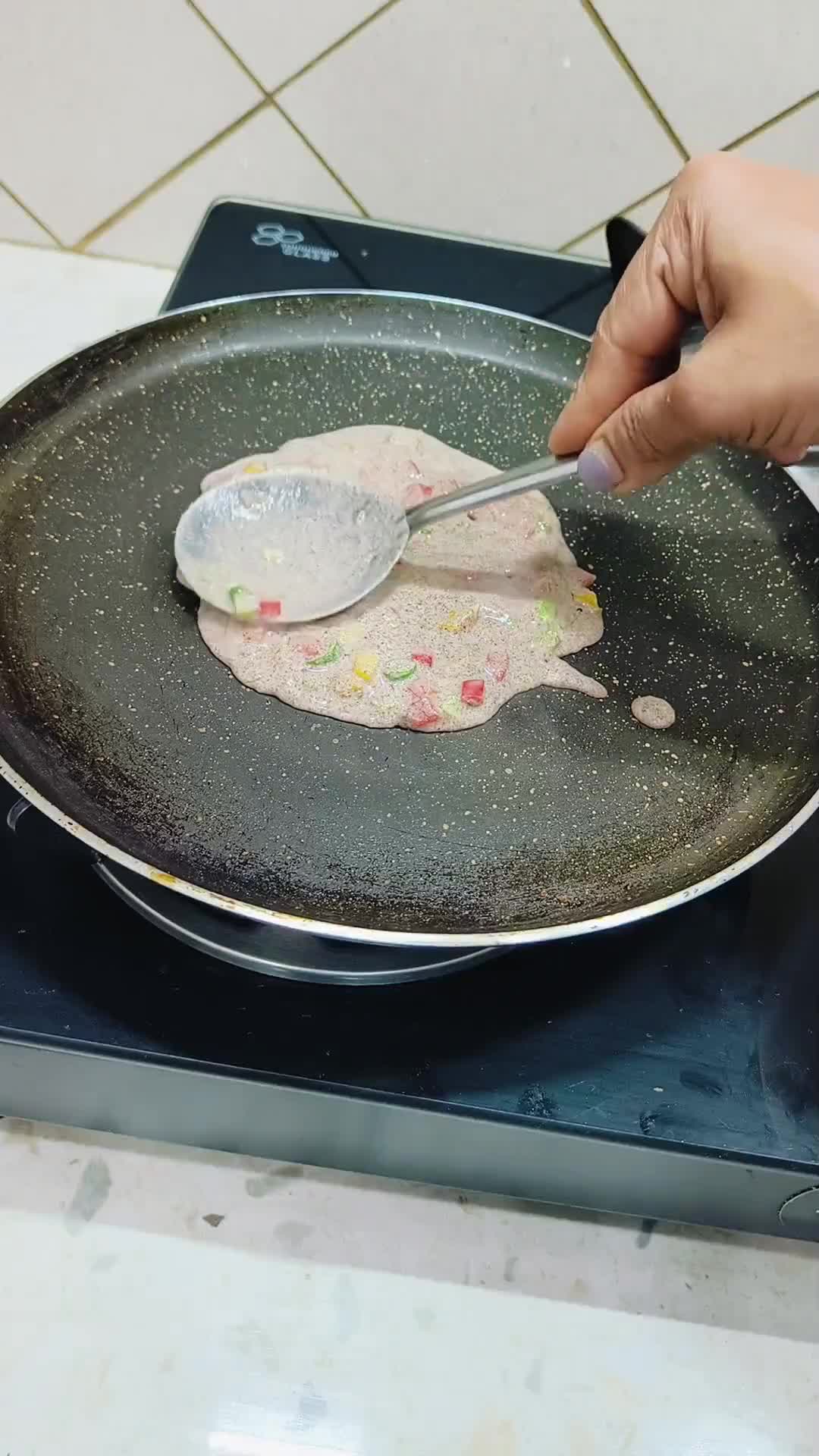 रागी उत्तपम (raagi uttpam recipe in Hindi) रेसिपी चरण 2 फोटो