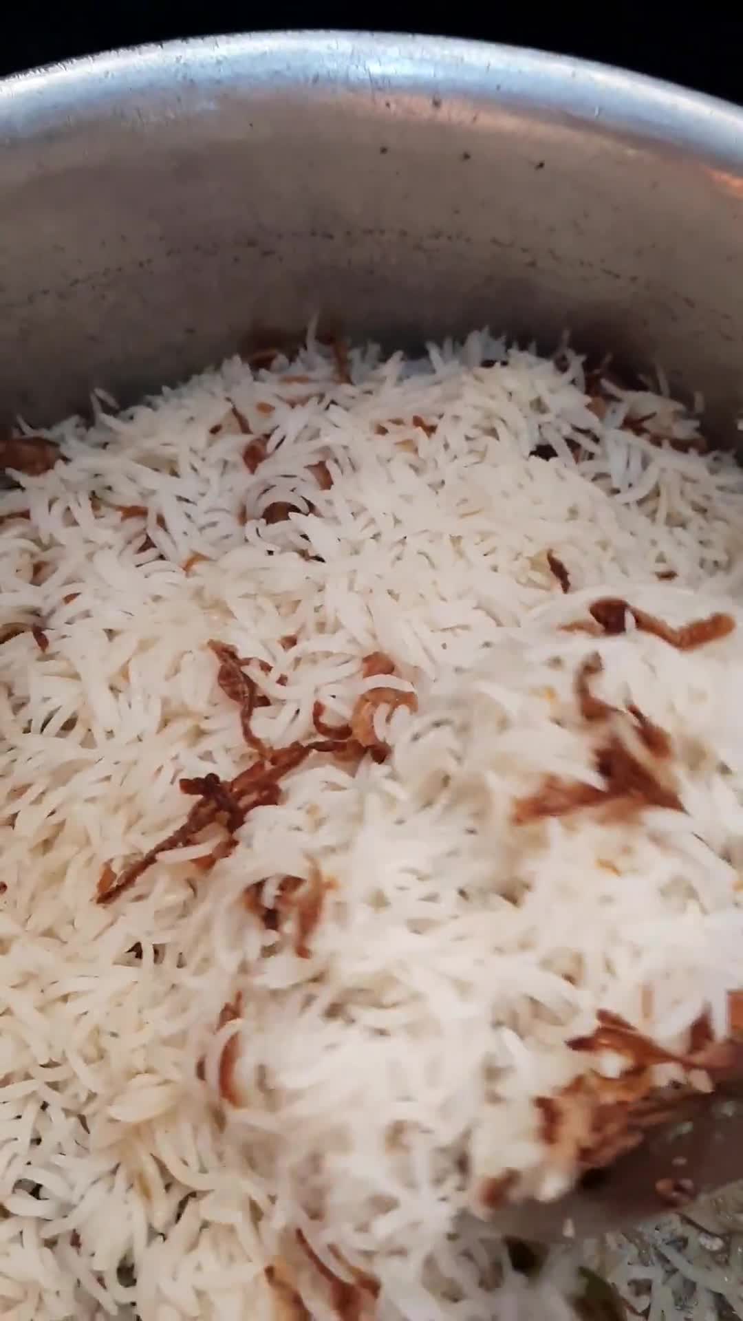 A picture of step 6 of Chicken White Biryani.