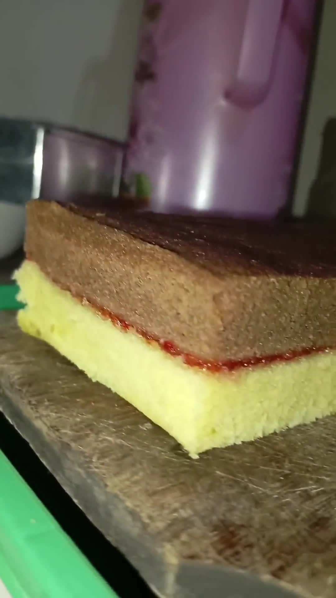 Foto langkah ke 7 dari resep Bolu Lapis Mandarin (Bebas Gluten).