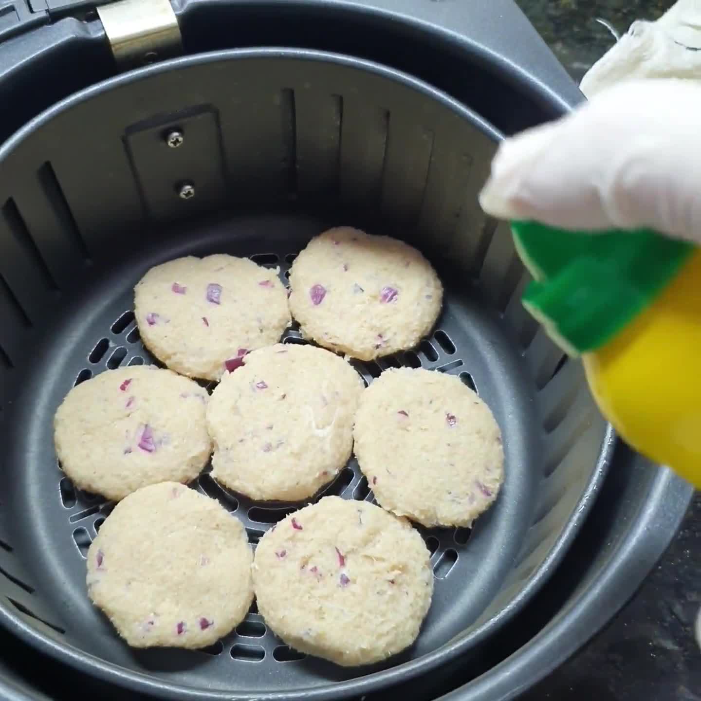 Foto del paso 3 de la receta: Nuggets de avena, papa y pollo en airfryer
