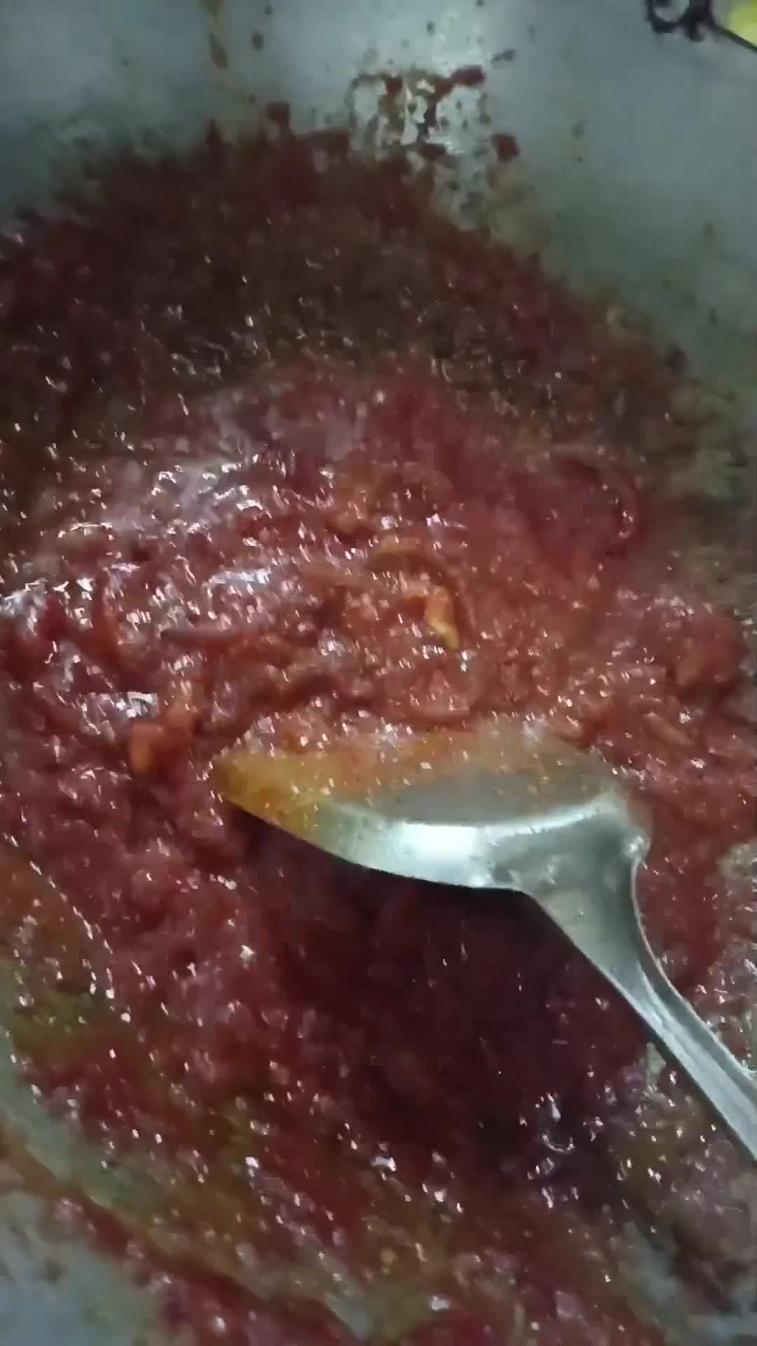 Gambar langkah 5 resipi 29:11:24 - Sambal udang petai bersama Kentang.